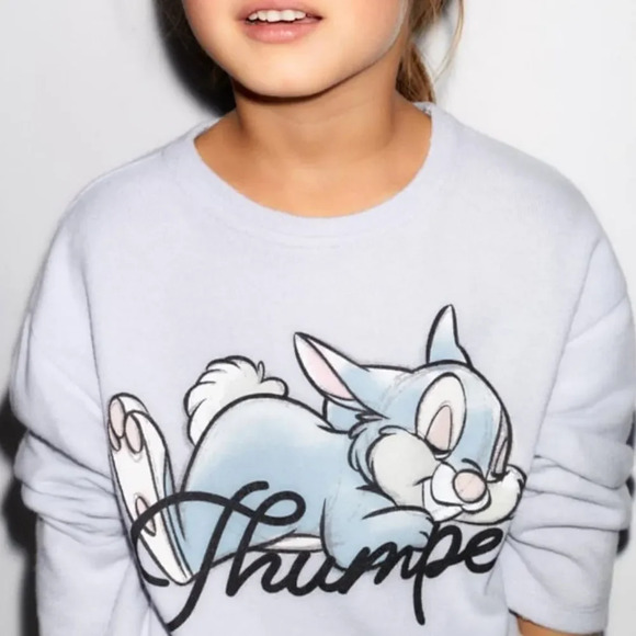 ZARA Kids | Mauve | THUMPER BAMBI © DISNEY SOFT TOUCH SHIRT - Picture 5 of 7